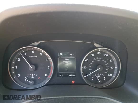 2018 Hyundai Elantra Value Edition with VIN 5NPD84LF0JH225220, listed as a Copart auction lot 85594795 with 73,874 mi miles and Non repairable. Bid and sale history available at DreamBid. Image 9.