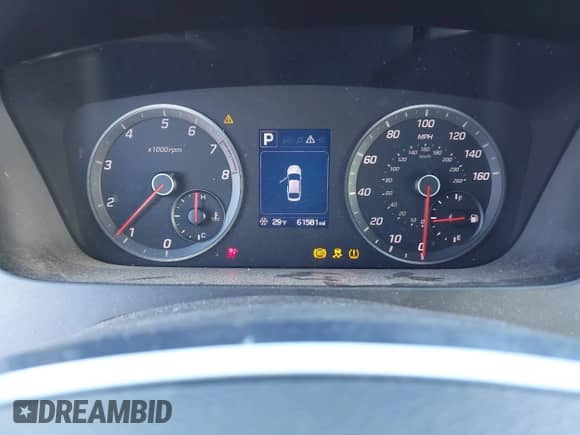 2017 Hyundai Sonata Sport with VIN 5NPE34AB3HH550120, listed as a IAAI auction lot 41603498 with 61,581 mi miles and . Bid and sale history available at DreamBid. Image 7.