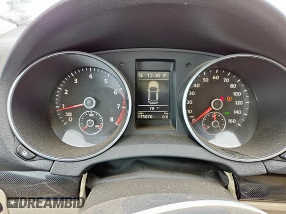 ✅ 2012 Volkswagen Jetta SE • VIN: 3VWPX7AJ9CM626879 • Lot: 63262065. Listed on Copart with 175,070 mi. Free auction sales archive from the USA and detailed vehicle history report at DreamBid. Image 9.