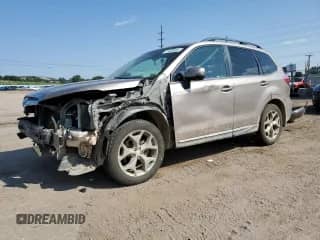 2016 Subaru Forester Touring with VIN JF2SJAVC9GH539891, listed as a Copart auction lot 71465985 with 102,608 mi miles and Salvage title. Bid and sale history available at DreamBid. Image 1.