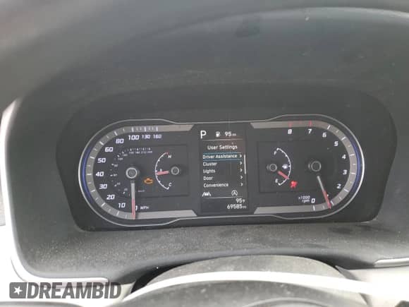 2024 Hyundai Tucson SE with VIN 5NMJACDE3RH321830, listed as a Copart auction lot 67252425 with 69,585 mi miles and Salvage title. Bid and sale history available at DreamBid. Image 9.