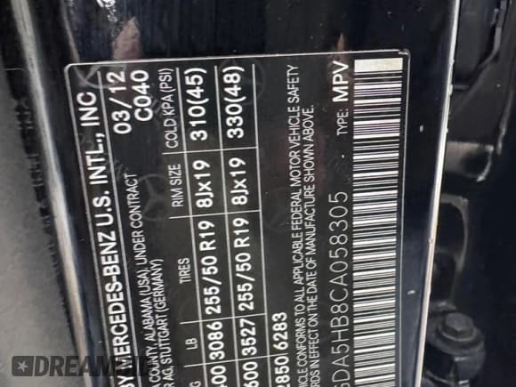 ✅ 2012 Mercedes-Benz M 350 • VIN: 4JGDA5HB8CA058305 • Лот: 93372105. Опубликован ранее на Copart с пробегом 114 369 миль. Бесплатный доступ к архиву аукционных продаж из США и подробный отчёт об истории автомобиля на DreamBid. Изображение 13.