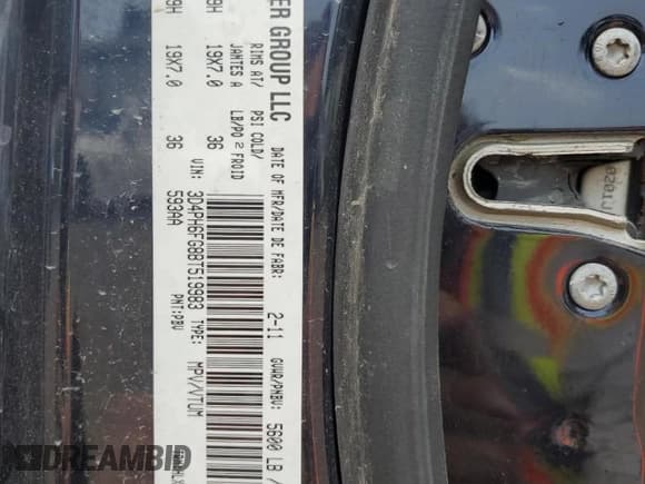 ✅ 2011 Dodge Journey R/T • VIN: 3D4PH6FG8BT519983 • Лот: 60516275. Опубликован ранее на Copart с пробегом 218 990 миль. Бесплатный доступ к архиву аукционных продаж из США и подробный отчёт об истории автомобиля на DreamBid. Изображение 13.