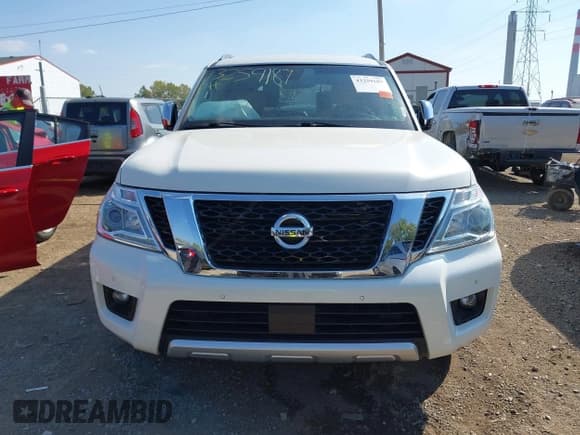 ✅ 2017 Nissan Armada Platinum • VIN: JN8AY2NC1H9502653 • Lot: 43259187. Listed on IAAI with 110,381 mi. Free auction sales archive from the USA and detailed vehicle history report at DreamBid. Image 12.