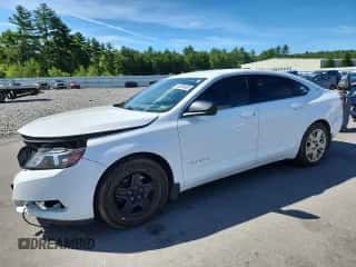 2016 Chevrolet Impala LS z VIN 2G11X5SA1G9179306, wystawiony jako Copart lot #68955405 z przebiegiem 135 483 mil mil oraz Szkoda całkowita • Salvage title. Historia ofert i sprzedaży dostępna na DreamBid. Obrazek 1.