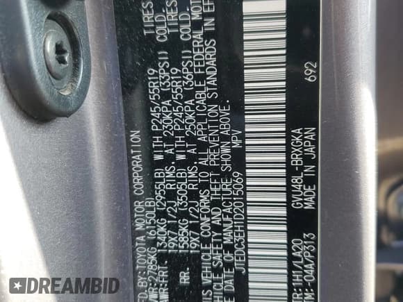 ✅ 2013 Toyota Highlander Limited • VIN: JTEDC3EH1D2015069 • Лот: 91003915. Опубликован ранее на Copart с пробегом 133 287 миль. Бесплатный доступ к архиву аукционных продаж из США и подробный отчёт об истории автомобиля на DreamBid. Изображение 13.