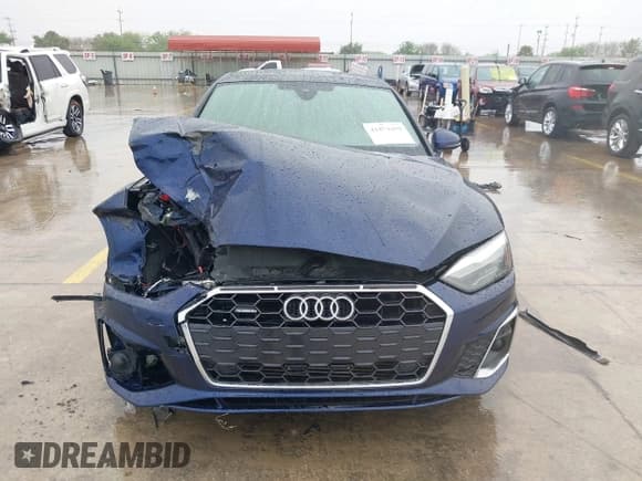 ✅ 2022 Audi A5 Sportback S line Premium • VIN: WAUDACF52NA023698 • Lot: 41874459. Listed on IAAI with 45,967 mi. Free auction sales archive from the USA and detailed vehicle history report at DreamBid. Image 12.