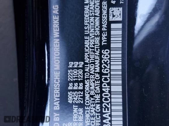 ✅ 2023 BMW 8 Series 840i • VIN: WBAAE2C04PCL62366 • Лот: 55849624. Опубликован ранее на Copart с пробегом 21 565 миль. Бесплатный доступ к архиву аукционных продаж из США и подробный отчёт об истории автомобиля на DreamBid. Изображение 12.