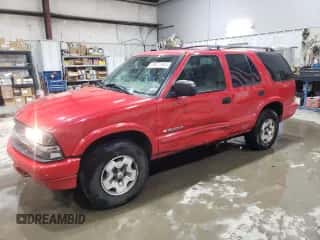 2004 Chevrolet Blazer LS with VIN 1GNDT13X24K162012, listed as a Copart auction lot 89273505 with 160,618 mi miles and Salvage title. Bid and sale history available at DreamBid. Image 1.