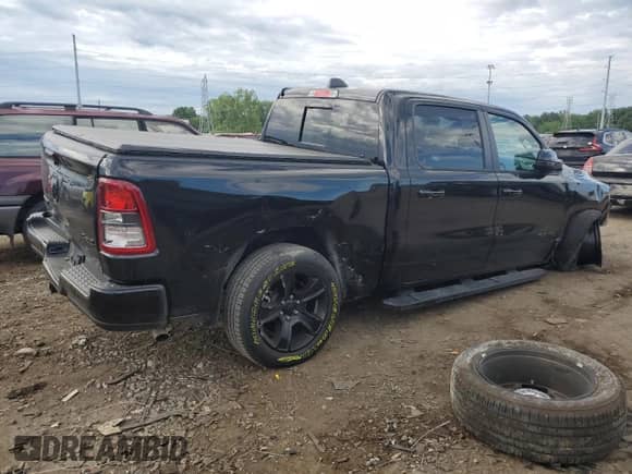 2024 Ram 1500 Big Horn with VIN 1C6RRFFG6RN203566, listed as a Copart auction lot 62674395 with 11,279 mi miles and Salvage title. Bid and sale history available at DreamBid. Image 3.