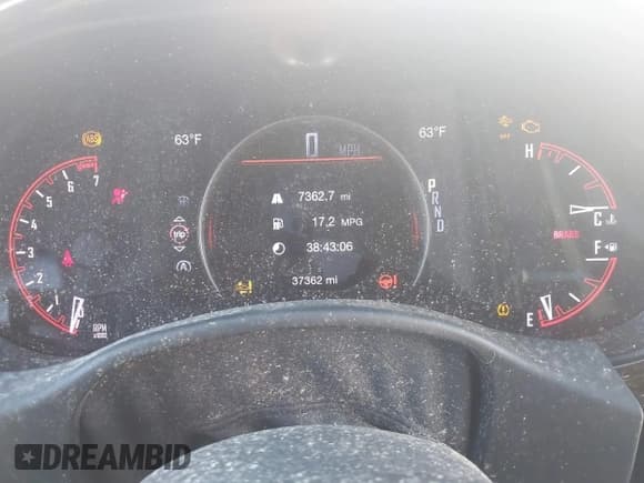 ✅ 2023 Dodge Durango GT Launch Edition • VIN: 1C4RDHDG2PC571936 • Lot: 43824821. Listed on IAAI with 37,362 mi. Free auction sales archive from the USA and detailed vehicle history report at DreamBid. Image 7.