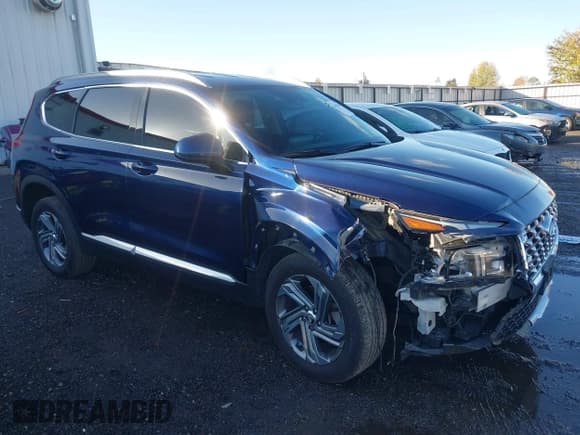 ✅ 2021 Hyundai Santa Fe SEL • VIN: 5NMS2DAJ8MH349334 • Lot: 43622556. Listed on IAAI with 88,395 mi. Free auction sales archive from the USA and detailed vehicle history report at DreamBid. Image 1.