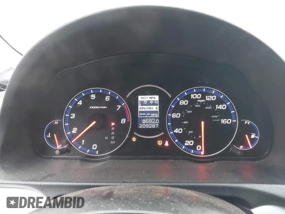 ✅ 2008 Acura TSX • VIN: JH4CL968X8C013840 • Lot: 43755558. Listed on IAAI with 209,287 mi. Free auction sales archive from the USA and detailed vehicle history report at DreamBid. Image 7.