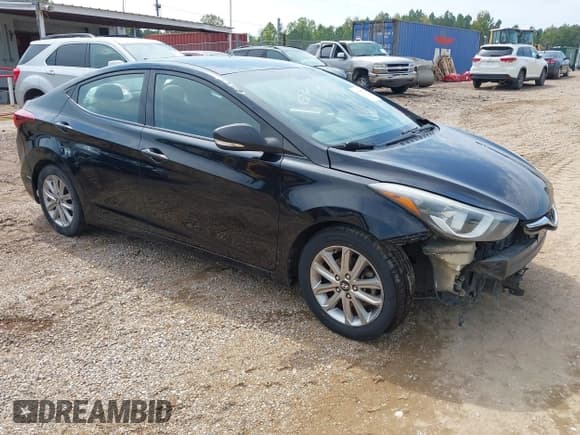 ✅ 2015 Hyundai Elantra SE • VIN: 5NPDH4AE5FH610001 • Lot: 43218796. Listed on IAAI with 194,653 mi. Free auction sales archive from the USA and detailed vehicle history report at DreamBid. Image 1.