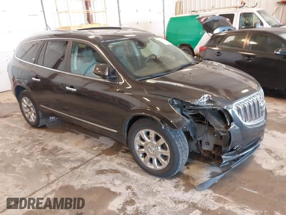 ✅ 2014 Buick Enclave Premium • VIN: 5GAKVCKD6EJ333608 • Lot: 43185212. Wystawiony na IAAI z przebiegiem 143 100 mil. Bezpłatny archiwum sprzedaży aukcyjnych z USA i szczegółowy raport historii pojazdu na DreamBid. Zdjęcie 1.