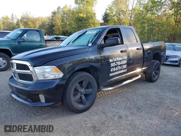 2016 Ram 1500 Tradesman with VIN 1C6RR7FGXGS293521, listed as a Copart auction lot 84724445 with 221,847 mi miles and Salvage title. Bid and sale history available at DreamBid. Image 1.