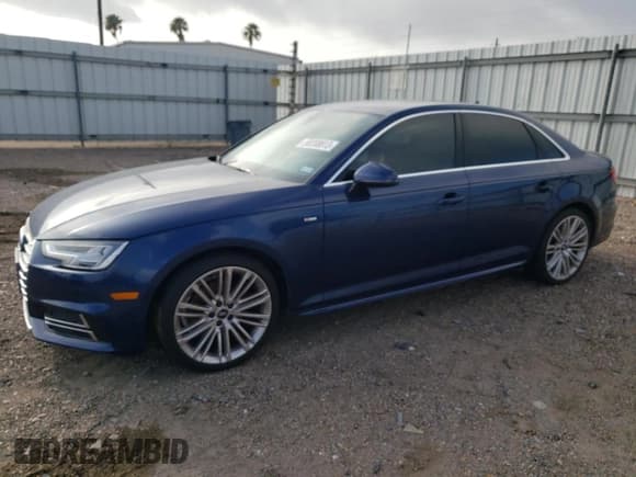 ✅ 2017 Audi A4 ultra Premium Plus • VIN: WAULMAF49HA162701 • Lot: 59200813. Listed on Copart with 80,540 mi. Free auction sales archive from the USA and detailed vehicle history report at DreamBid. Image 1.