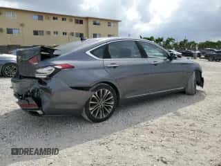 2016 Hyundai Genesis 3.8L z VIN KMHGN4JEXGU118069, wystawiony jako Copart lot #73530524 z przebiegiem 119 111 mil mil oraz Szkoda całkowita • Salvage title. Historia ofert i sprzedaży dostępna na DreamBid. Obrazek 3.