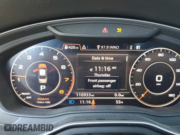 ✅ 2017 Audi A4 Premium Plus • VIN: WAUENAF45HN068961 • Лот: 85269335. Опубликован ранее на Copart с пробегом 110 933 миль. Бесплатный доступ к архиву аукционных продаж из США и подробный отчёт об истории автомобиля на DreamBid. Изображение 9.