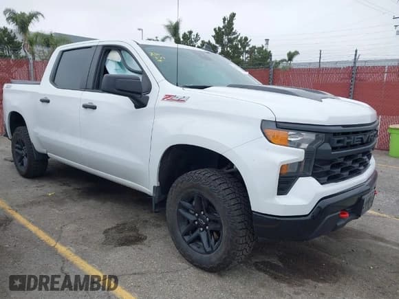 ✅ 2023 Chevrolet Silverado 1500 Custom Trail Boss • VIN: 3GCPDCEK7PG279547 • Lot: 41872652. Wystawiony na IAAI z przebiegiem 17 677 mil. Bezpłatny archiwum sprzedaży aukcyjnych z USA i szczegółowy raport historii pojazdu na DreamBid. Zdjęcie 1.