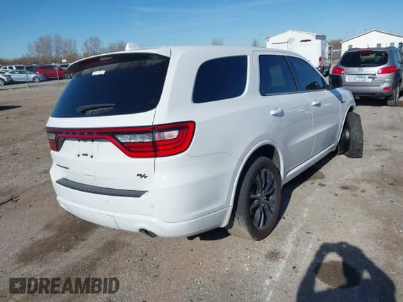 ✅ 2021 Dodge Durango R/T • VIN: 1C4SDHCT2MC598467 • Lot: 43683245. Listed on IAAI with 115,445 mi. Free auction sales archive from the USA and detailed vehicle history report at DreamBid. Image 4.
