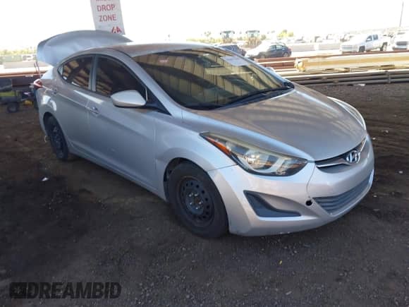 2016 Hyundai Elantra SE with VIN 5NPDH4AE7GH725149, listed as a IAAI auction lot 43457438 with 178,523 mi miles and . Bid and sale history available at DreamBid. Image 1.