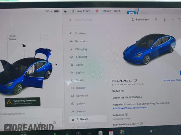 ✅ 2020 Tesla Model 3 Standard Range Plus • VIN: 5YJ3E1EA8LF662694 • Лот: 43447519. Опубликован ранее на IAAI с пробегом 62 122 миль. Бесплатный доступ к архиву аукционных продаж из США и подробный отчёт об истории автомобиля на DreamBid. Изображение 18.