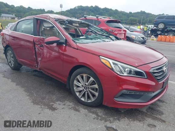 ✅ 2016 Hyundai Sonata Sport • VIN: 5NPE34AF2GH265586 • Лот: 43278064. Опубликован ранее на IAAI с пробегом Не указан. Бесплатный доступ к архиву аукционных продаж из США и подробный отчёт об истории автомобиля на DreamBid. Изображение 1.