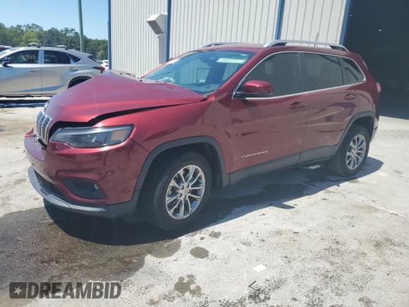 ✅ 2021 Jeep Cherokee Latitude Lux • VIN: 1C4PJLMX4MD112156 • Lot: 53464955. Listed on Copart with 11,822 mi. Free auction sales archive from the USA and detailed vehicle history report at DreamBid. Image 1.