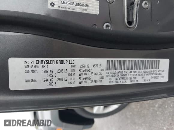 ✅ 2011 Jeep Patriot Latitude X • VIN: 1J4NF4GB5BD281480 • Lot: 41966068. Listed on IAAI with 132,028 mi. Free auction sales archive from the USA and detailed vehicle history report at DreamBid. Image 9.