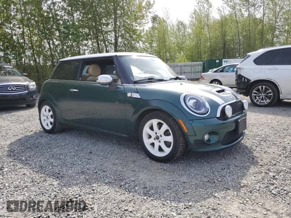 2008 MINI Hardtop S with VIN WMWMF73578TT92837, listed as a Copart auction lot 54812715 with Not provided miles and Salvage title. Bid and sale history available at DreamBid. Image 4.