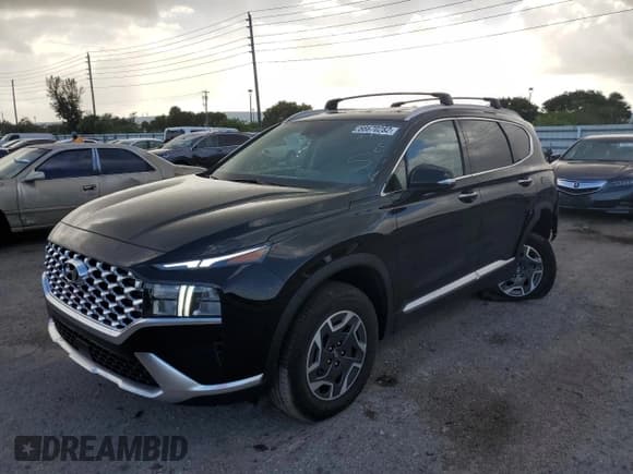 ✅ 2022 Hyundai Santa Fe Blue • VIN: KM8S2DA17NU044140 • Лот: 66670282. Опубликован ранее на Copart с пробегом 6 329 миль. Бесплатный доступ к архиву аукционных продаж из США и подробный отчёт об истории автомобиля на DreamBid. Изображение 2.