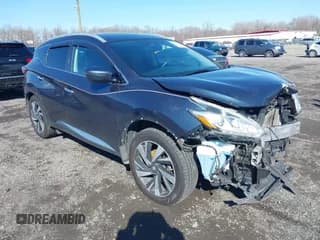 ✅ 2016 Nissan Murano S • VIN: 5N1AZ2MH0GN116586 • Lot: 41751099. Listed on IAAI with 59,364 mi. Free auction sales archive from the USA and detailed vehicle history report at DreamBid. Image 1.