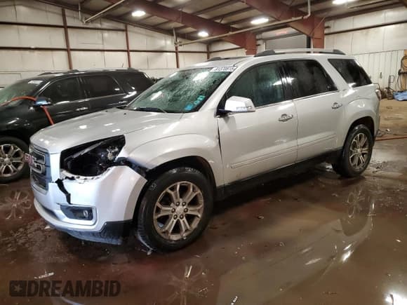 ✅ 2014 GMC Acadia SLT • VIN: 1GKKVRKD4EJ170494 • Лот: 91370815. Опубликован ранее на Copart с пробегом 166 123 миль. Бесплатный доступ к архиву аукционных продаж из США и подробный отчёт об истории автомобиля на DreamBid. Изображение 1.