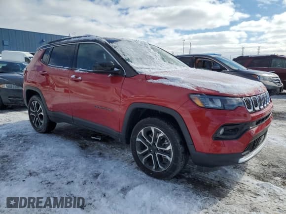 ✅ 2023 Jeep Compass Limited • VIN: 3C4NJDCN5PT549076 • Lot: 45758715. Listed on Copart with 19,854 mi. Free auction sales archive from the USA and detailed vehicle history report at DreamBid. Image 4.