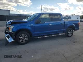 2018 Ford F-150 XL with VIN 1FTEW1CP7JFB96553, listed as a Copart auction lot 86285325 with 106,026 mi miles and Salvage title. Bid and sale history available at DreamBid. Image 1.