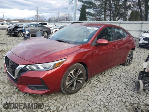 ✅ 2021 Nissan Sentra SV • VIN: 3N1AB8CV5MY268772 • Lot: 92700415. Listed on Copart with 29,141 mi. Free auction sales archive from the USA and detailed vehicle history report at DreamBid. Image 1.