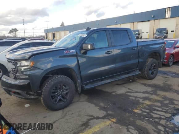 ✅ 2021 Chevrolet Silverado 1500 LT Trail Boss • VIN: 3GCPYFED2MG156290 • Лот: 92340685. Опубликован ранее на Copart с пробегом 75 983 миль. Бесплатный доступ к архиву аукционных продаж из США и подробный отчёт об истории автомобиля на DreamBid. Изображение 1.