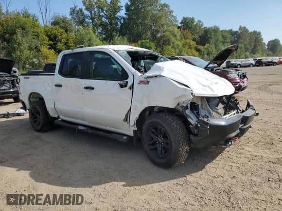 2021 Chevrolet Silverado 1500 LT Trail Boss z VIN 1GCPYFEDXMZ121805, wystawiony jako Copart lot #80851405 z przebiegiem 80 562 mil mil oraz Nie do naprawy • Non repairable. Historia ofert i sprzedaży dostępna na DreamBid. Obrazek 4.