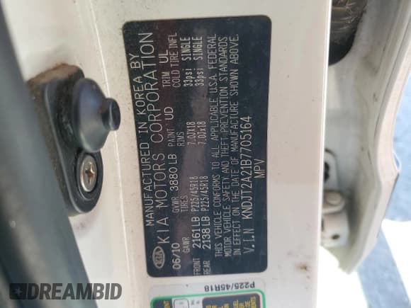 ✅ 2011 Kia Soul + • VIN: KNDJT2A21B7705164 • Lot: 69143715. Wystawiony na Copart z przebiegiem 249 008 mil. Bezpłatny archiwum sprzedaży aukcyjnych z USA i szczegółowy raport historii pojazdu na DreamBid. Zdjęcie 12.