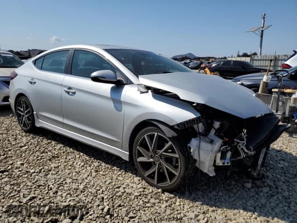 ✅ 2019 Hyundai Elantra Sport • VIN: KMHD04LB1KU819824 • Lot: 80226955. Listed on Copart with 87,970 mi. Free auction sales archive from the USA and detailed vehicle history report at DreamBid. Image 4.