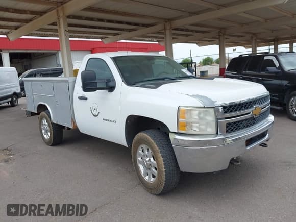✅ 2012 Chevrolet Silverado 2500HD Work Truck • VIN: 1GC0CVCG0CF142086 • Lot: 42761543. Wystawiony na IAAI z przebiegiem 159 598 mil. Bezpłatny archiwum sprzedaży aukcyjnych z USA i szczegółowy raport historii pojazdu na DreamBid. Zdjęcie 1.