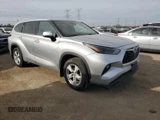 ✅ 2022 Toyota Highlander Hybrid LE • VIN: 5TDBBRCH6NS555855 • Lot: 91252125. Listed on Copart with 186,463 mi. Free auction sales archive from the USA and detailed vehicle history report at DreamBid. Image 4.