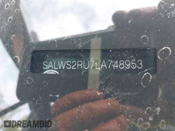 ✅ 2020 Land Rover Range Rover Sport HST • VIN: SALWS2RU7LA748953 • Lot: 42222356. Listed on IAAI with 63,325 mi. Free auction sales archive from the USA and detailed vehicle history report at DreamBid. Image 9.