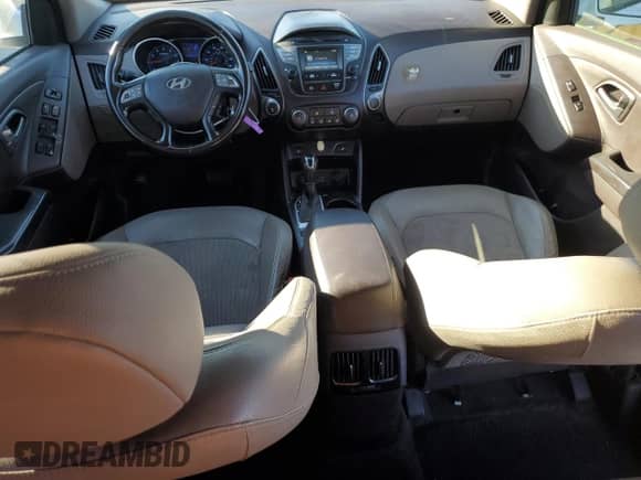 2015 Hyundai Tucson Limited with VIN KM8JUCAG9FU008424, listed as a Copart auction lot 90071535 with 142,268 mi miles and Salvage title. Bid and sale history available at DreamBid. Image 8.