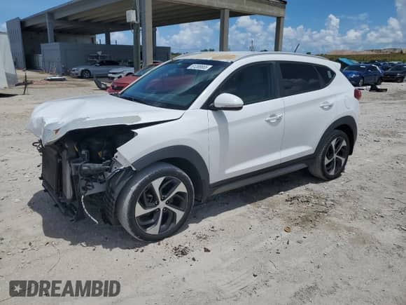 2017 Hyundai Tucson Night Edition with VIN KM8J3CA26HU297594, listed as a Copart auction lot 61288665 with 112,195 mi miles and Salvage title. Bid and sale history available at DreamBid. Image 1.