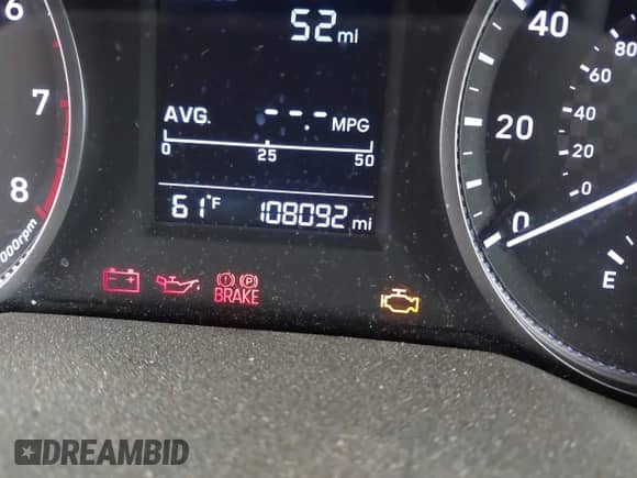 2019 Hyundai Elantra SE z VIN 5NPD74LF2KH487647, wystawiony jako IAAI lot #42182698 z przebiegiem 108 092 mil mil oraz . Historia ofert i sprzedaży dostępna na DreamBid. Obrazek 16.