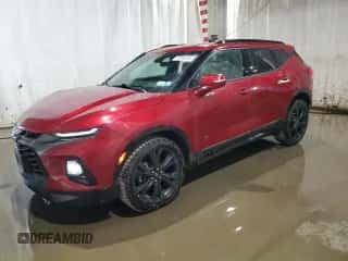 2019 Chevrolet Blazer RS with VIN 3GNKBJRS2KS684808, listed as a Copart auction lot 71349314 with 63,641 mi miles and Salvage title. Bid and sale history available at DreamBid. Image 1.