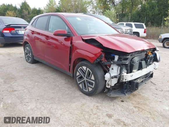 2023 Hyundai Kona SEL z VIN KM8K33AG8PU190593, wystawiony jako IAAI lot #43593572 z przebiegiem Nie podano mil oraz . Historia ofert i sprzedaży dostępna na DreamBid. Obrazek 1.