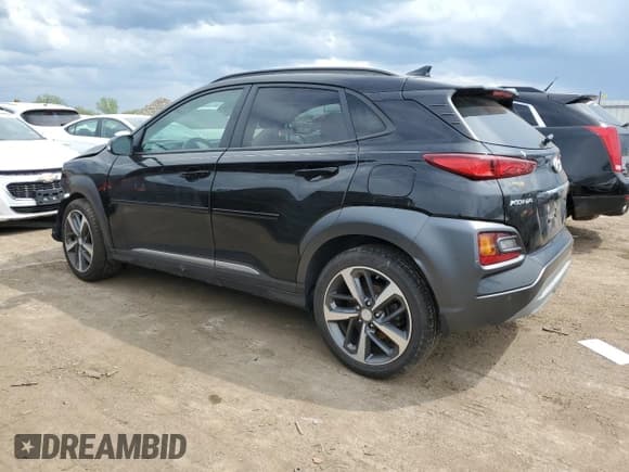✅ 2019 Hyundai Kona Ultimate • VIN: KM8K5CA58KU252690 • Лот: 52406554. Опубликован ранее на Copart с пробегом 46 169 миль. Бесплатный доступ к архиву аукционных продаж из США и подробный отчёт об истории автомобиля на DreamBid. Изображение 2.